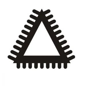 Lima triangolare bastarda taglio 2 L. 125 mm.