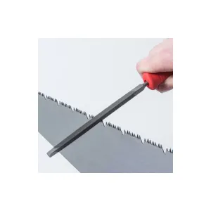 Lima triangolare bastarda spigoli acuti taglio 2 L. 125 mm.