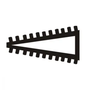 Lima semibastarda taglio 3 L. 113 mm.