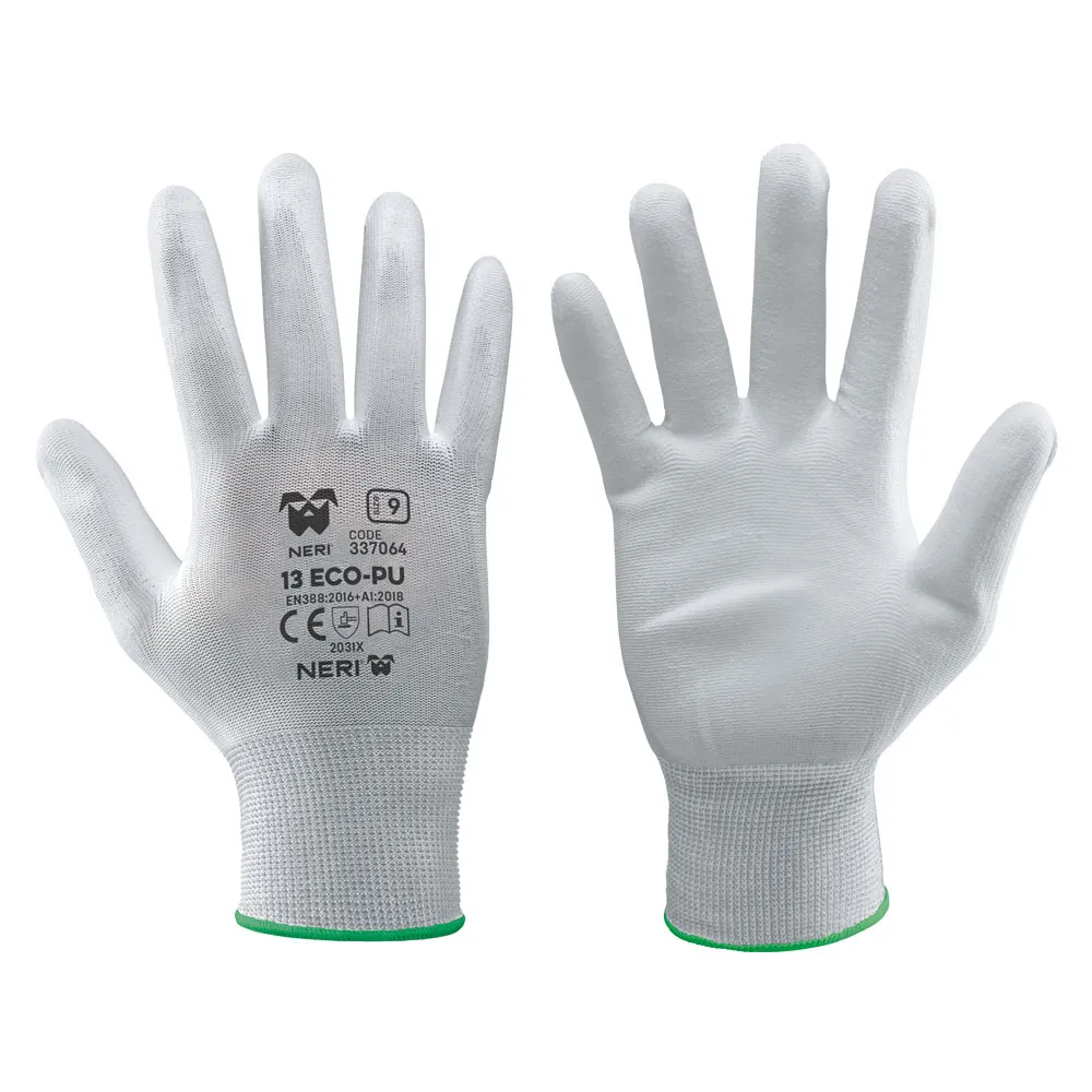 GUANTI '13 ECO-PU' Tg. 7 bianco GUANTI '13 ECO-PU' Tg. 7 bianco