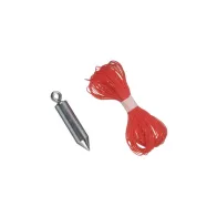 Filo a piombo forma cilindrica + 10 mt di spago