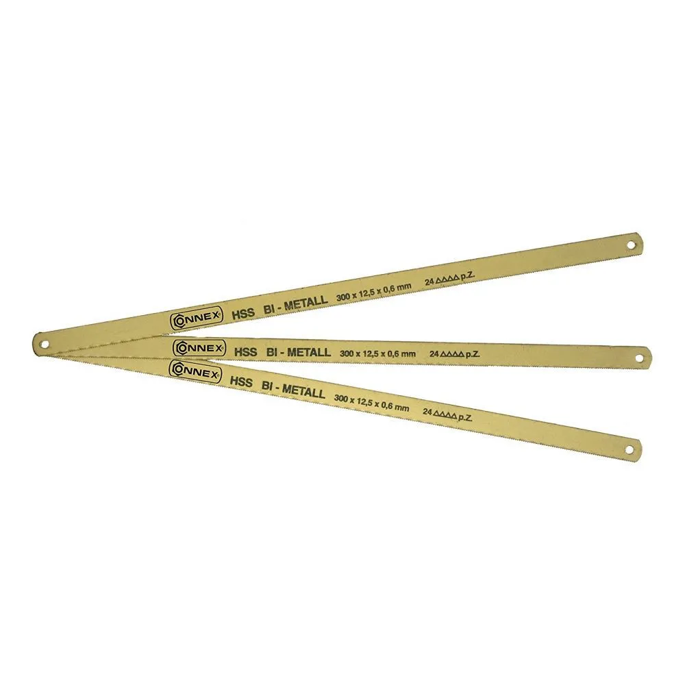 SET LAME DI RICAMBIO HSS BIMETALLICHE 30 x 1,25 x 0,06 cm (Comprende 3 lame) SET LAME DI RICAMBIO HSS BIMETALLICHE 30 x 1,25 x 0,06 cm (Comprende 3 lame)