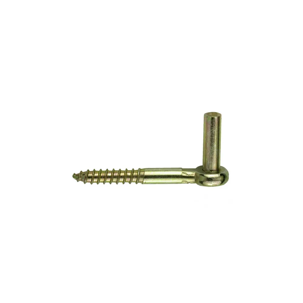 Perno a vite Ø 13 mm, L. 110 mm. - zincato giallo Perno a vite Ø 13 mm, L. 110 mm. - zincato giallo