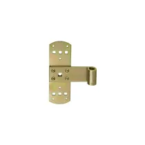 Occhiolo con piastra Ø 13x160 mm. - zincato giallo