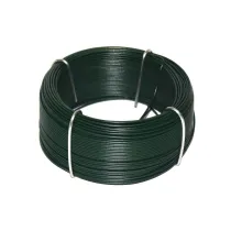FILO DI FERRO ZINCATO RIVESTITO IN PVC VERDE Ø 1,0 MM x 60 MT FILO DI FERRO ZINCATO RIVESTITO IN PVC VERDE Ø 1,0 MM x 60 MT