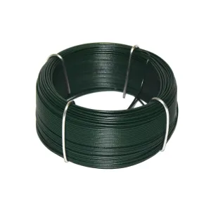 FILO DI FERRO ZINCATO RIVESTITO IN PVC VERDE Ø 1,0 MM x 60 MT