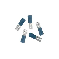 Terminali piatti isolati Per Cavi da 1,5/2,5 mm. (Blister 5 pz)