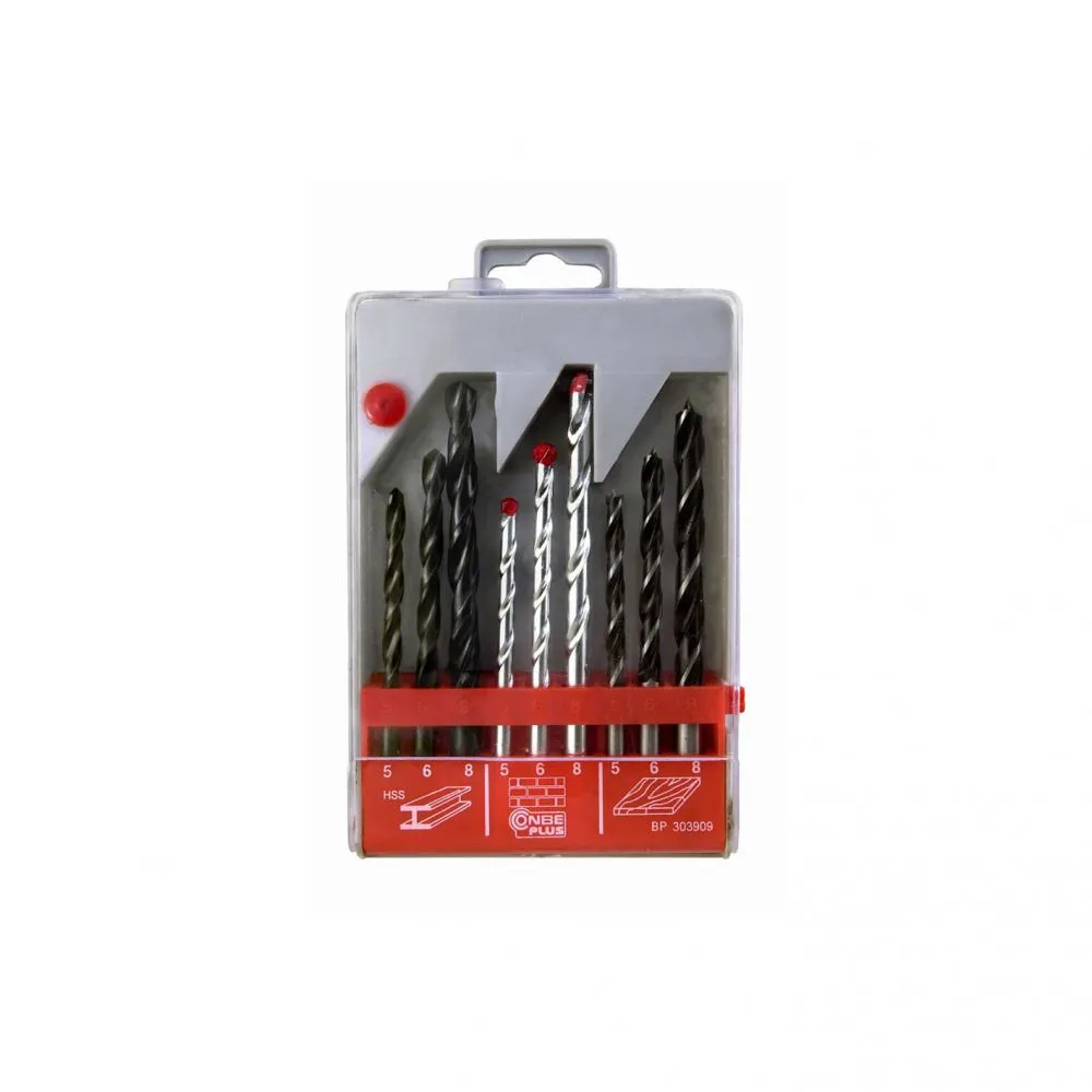 SET PUNTE ASSORTITE 9pz. 5 - 8 mm. SET PUNTE ASSORTITE 9pz. 5 - 8 mm.