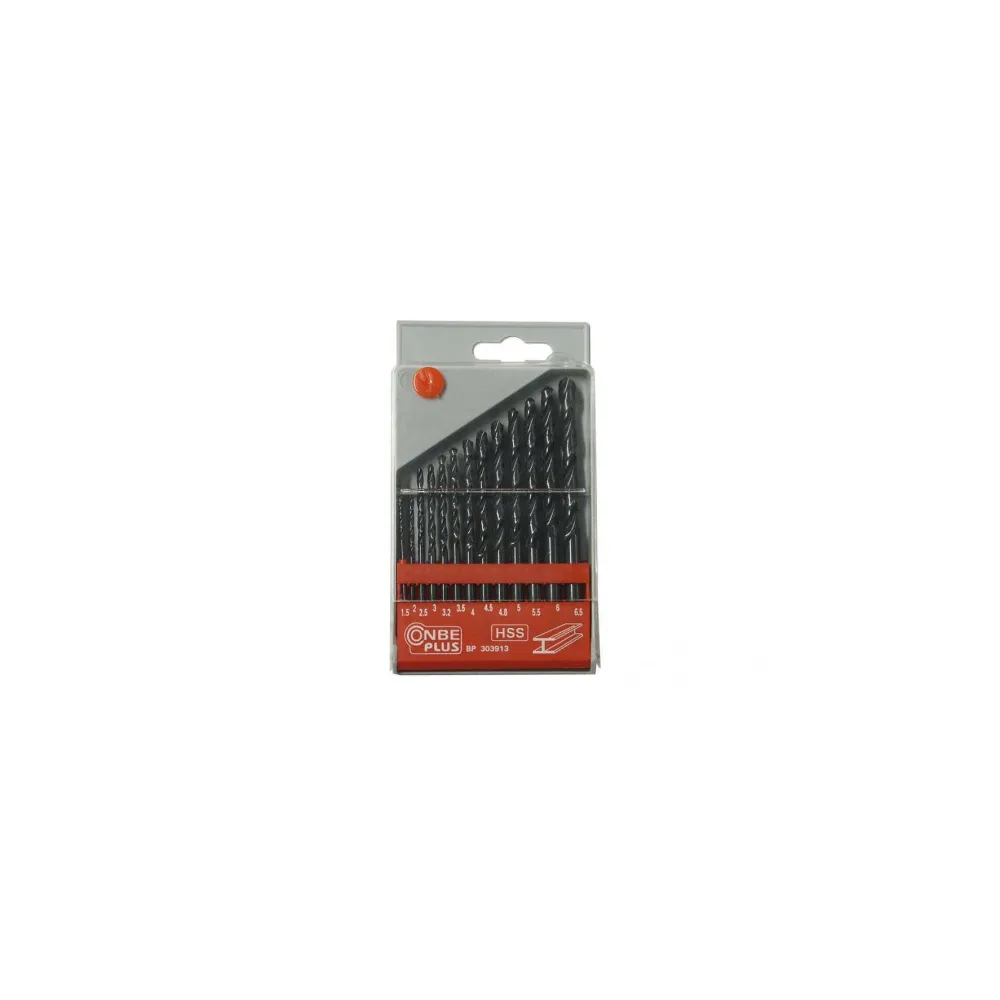 Set punte per metallo HSS da Ø 1,5 a 6,5 mm.13 pz. Set punte per metallo HSS da Ø 1,5 a 6,5 mm.13 pz.