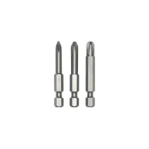 Inserti prolungati Pozidriv PZ1 - PZ2 - PZ3 - 3 pz.