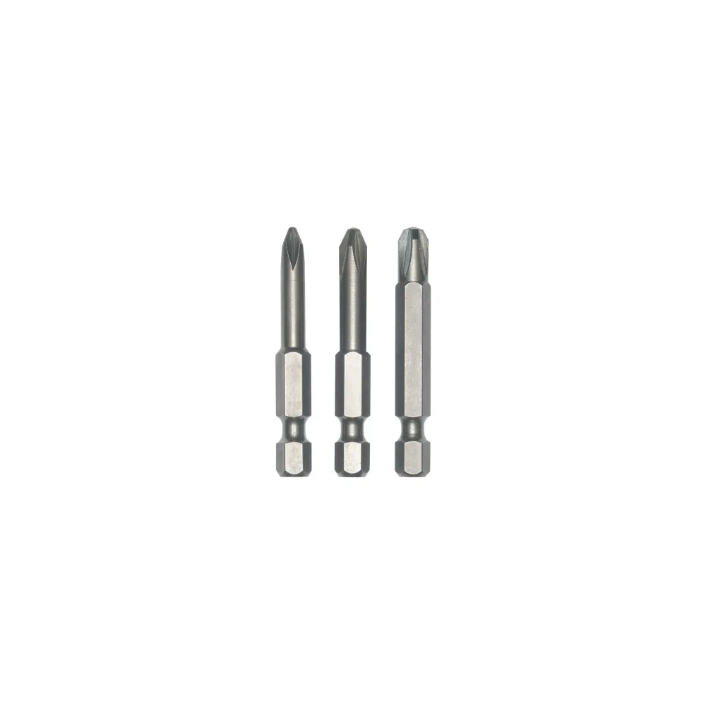 Inserti prolungati Pozidriv PZ1 - PZ2 - PZ3 - 3 pz.