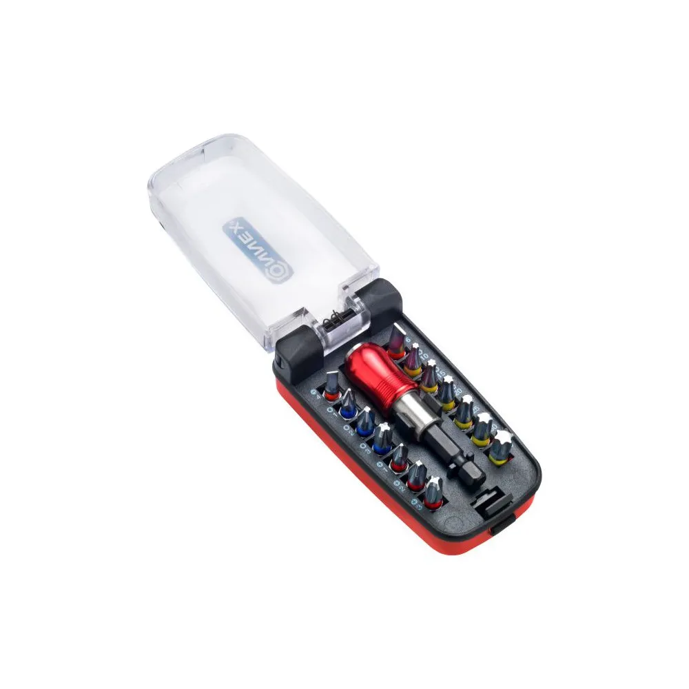 SET INSERTI CON SUPPORTO MAGNETICO 1/4 X 25MM