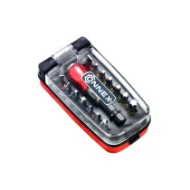 SET INSERTI CON SUPPORTO MAGNETICO 1/4 X 25MM