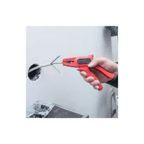 PINZA SPELACAVI PER ELETTRICISTA CON TAGLIACAVI