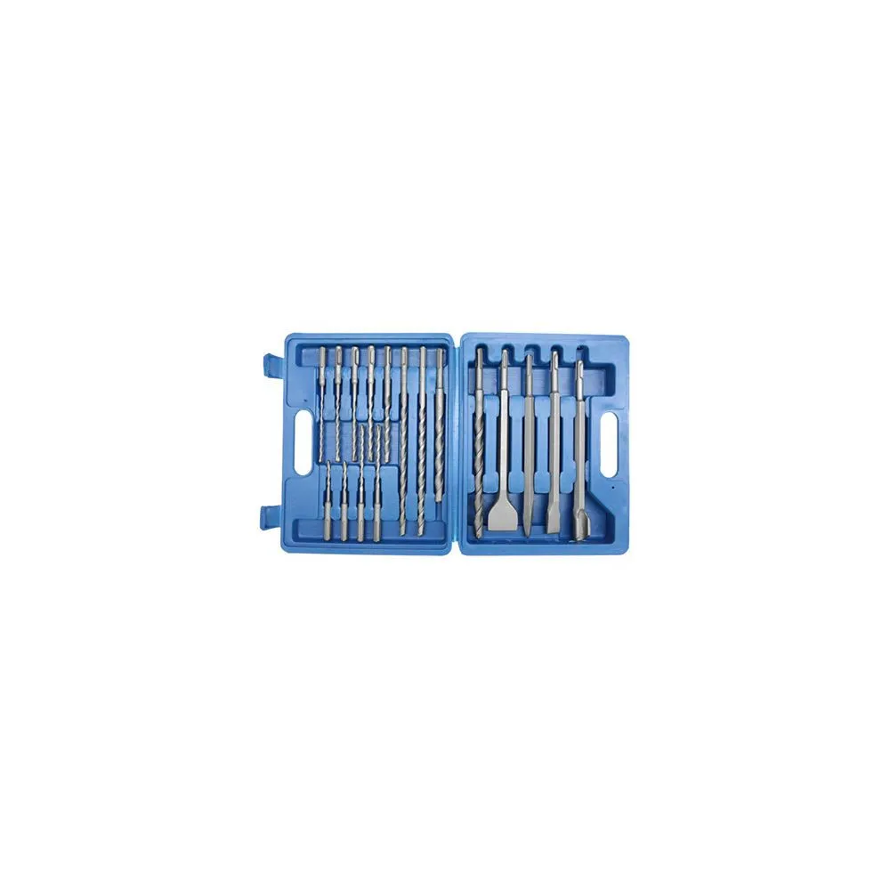 Set accessori per perforatori con attacco SDS-Plus 17 pz.