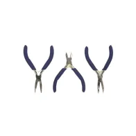 Set 3 pinzette di precisione