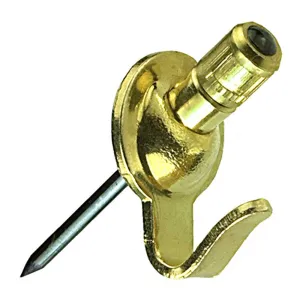 GANCI A "X" OTTONATI N.0 PZ.16