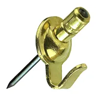 GANCI A "X" OTTONATI N.1 PZ.10