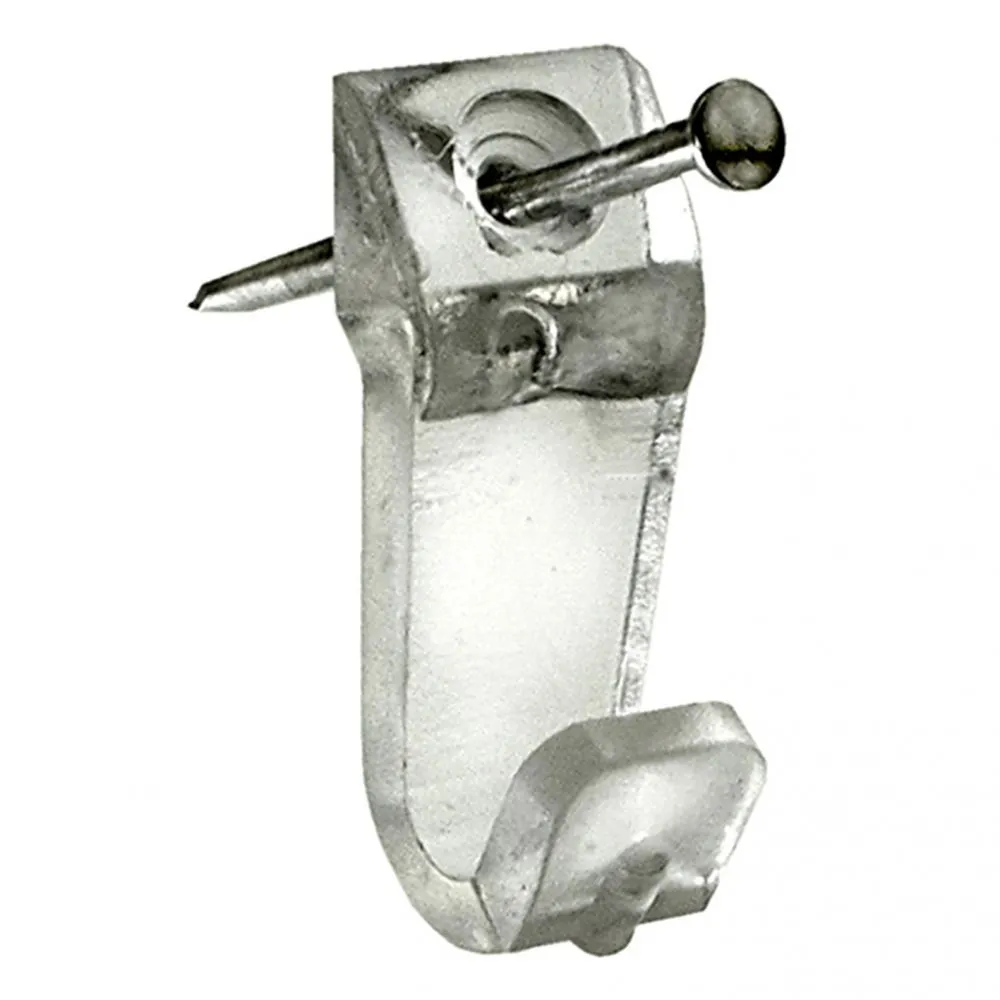 GANCI A "X" N°3 IN PLASTICA CON CHIODINI 8PZ. GANCI A "X" N°3 IN PLASTICA CON CHIODINI 8PZ.
