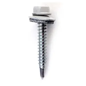 VITE AUTOPERFORANTI PER COPERTURE GRIGIO CHIARO 4,8X35 PZ100