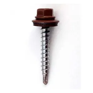 VITI AUTOPERFORANTI PER COPERTURE MARRONI 4,8X35 - 100PZ