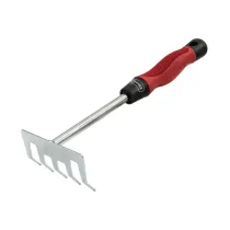 RASTRELLINO ZINCATO CON MANICO BIMATERIALE ERGONOMICO TPR