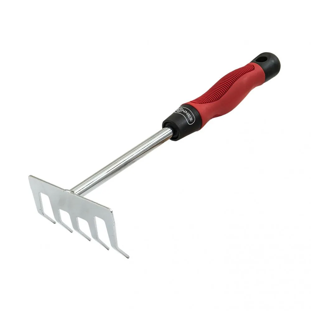 RASTRELLINO ZINCATO CON MANICO BIMATERIALE ERGONOMICO TPR RASTRELLINO ZINCATO CON MANICO BIMATERIALE ERGONOMICO TPR