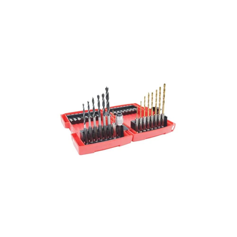 PUNTE TRAPANO + INSERTI SET 32 PZ PUNTE TRAPANO + INSERTI SET 32 PZ