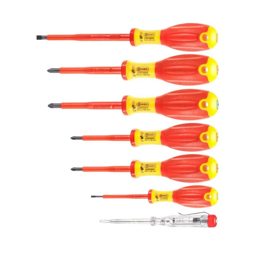 SET GIRAVITI ISOLATI PER ELETTRICISTI VDE/GS 7PZ