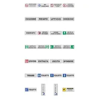 ETICHETTA SEGNALETICA VIETATO ENTRARE