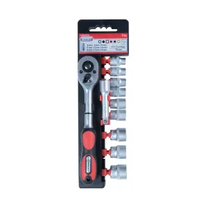 SET BUSSOLE CON CRICCHETTO 3/8 " (Comprende 11 Pezzi)