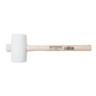 Mazzuola professionale in gomma bianca Ø65mm.