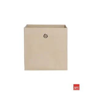 BOX COLORE BEIGE 32x32x32CM