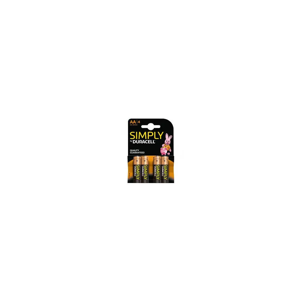 DURACELL SIMPLY AA STILO 4 PZ