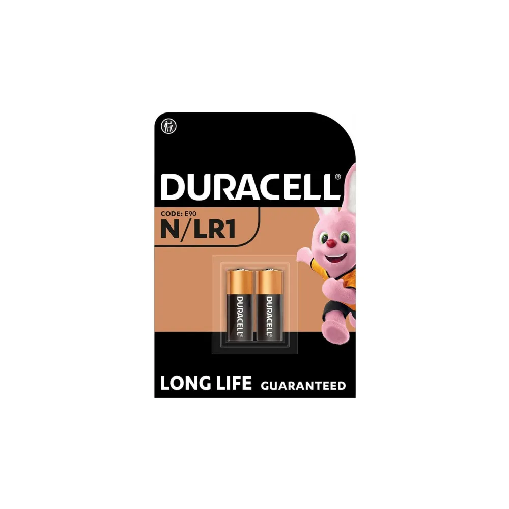 DURACELL PILA ALCALINA 1,5V.N/LR1 2PZ