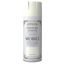VERNICE SPRAY EFFETTO GESSATO CHALKY COLORE BIANCO ANTICO DA 400ML