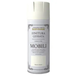 VERNICE SPRAY EFFETTO GESSATO CHALKY COLORE BIANCO ANTICO DA 400ML
