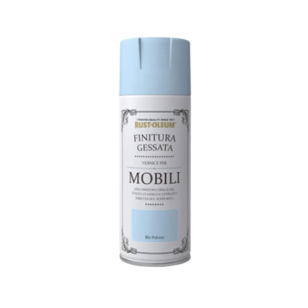VERNICE SPRAY EFFETTO GESSATO CHALKY COLORE BLU POLVERE DA 400ML