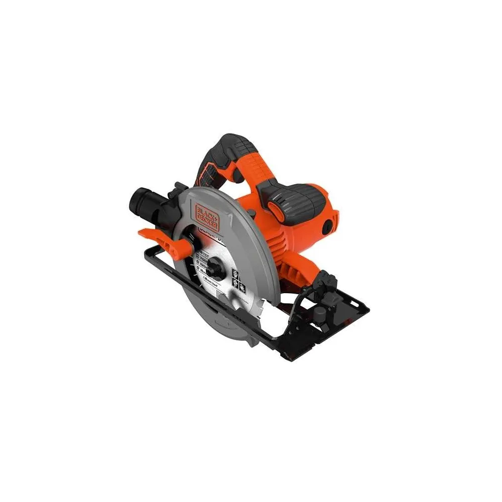 BLACK & DECKER CS1550-QS - SEGA CIRCOLARE A FILO 1500W Ø66MM CON UNA LAMA BLACK & DECKER CS1550-QS - SEGA CIRCOLARE A FILO 1500W Ø66MM CON UNA LAMA