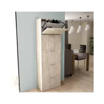 KIT SCARPIERA 5 ANTE DOPPIA PROFONDITÀ CM.59x172x25 BIANCO