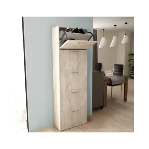 KIT SCARPIERA 5 ANTE DOPPIA PROFONDITÀ CM.59x172x25 BIANCO