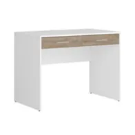 KIT SCRIVANIA 2 CASSETTI USB 100x60x75 BIANCO ROVERE