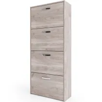 KIT SCARPIERA 4 ANTE D/PROF. 60X135X25CM ROVERE GRIGIO K357