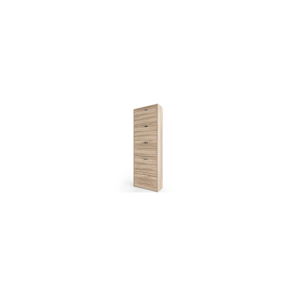 KIT SCARPIERA 5 ANTE D/PROF. 60X172X25CM ROVERE BARLY K021