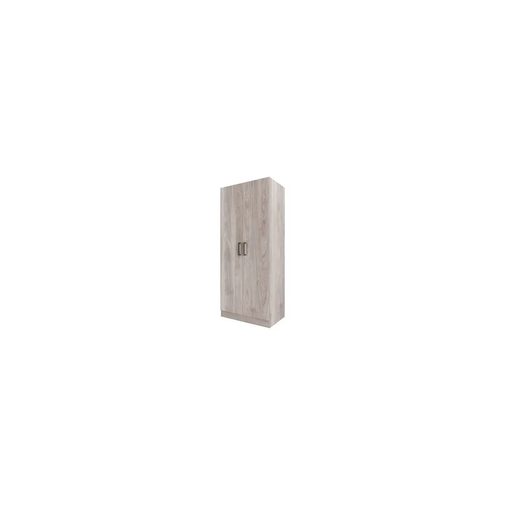 KIT ARMADIO 2 ANTE CM.190X80X52 ROVERE GRIGIO K357 KIT ARMADIO 2 ANTE CM.190X80X52 ROVERE GRIGIO K357