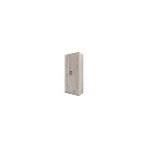 KIT ARMADIO 2 ANTE CM.190X80X52 ROVERE GRIGIO K357
