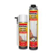 SCHIUMA POLIURETANICA UNIVERSALE SOUDAL 750 ml - Manuale (Non necessita di pistola)