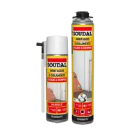 SCHIUMA POLIURETANICA UNIVERSALE SOUDAL 750 ml - Manuale (Non necessita di pistola)