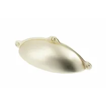 MANIGLIA A CONCHIGLIA "MARSA" ARGENTO ANTICHIZZATO 64MM.