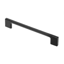 MANIGLIA UZ 819 NERO OPACO INTERASSE 128MM. uz-819128-20